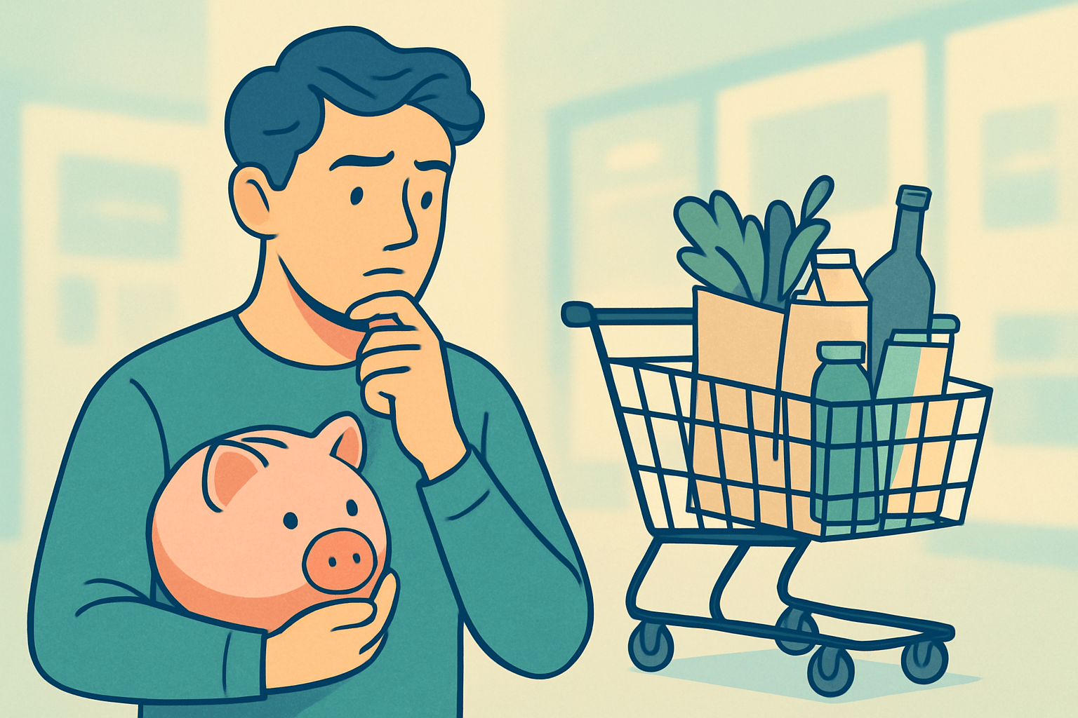Visualizing the thought process before an impulse purchase.